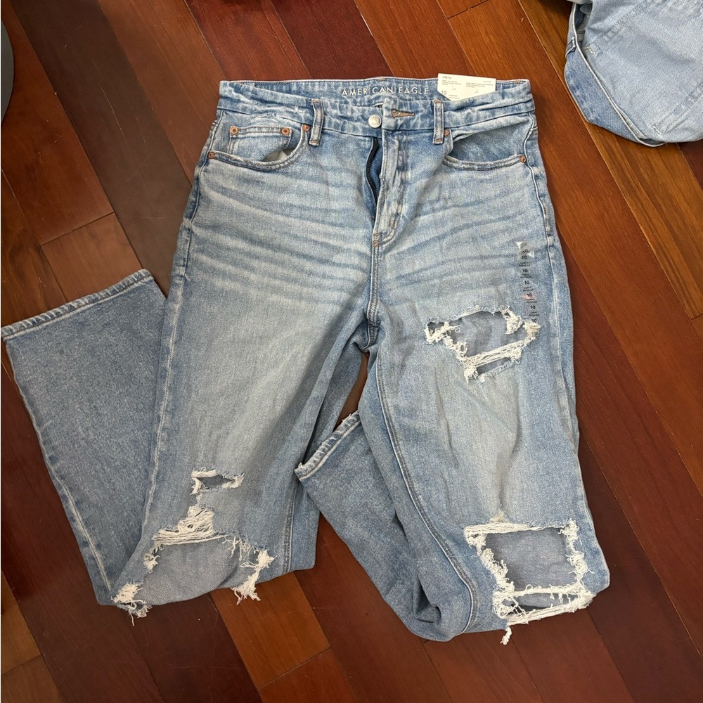 American Eagle Curvy 90s Straight Leg Jeans